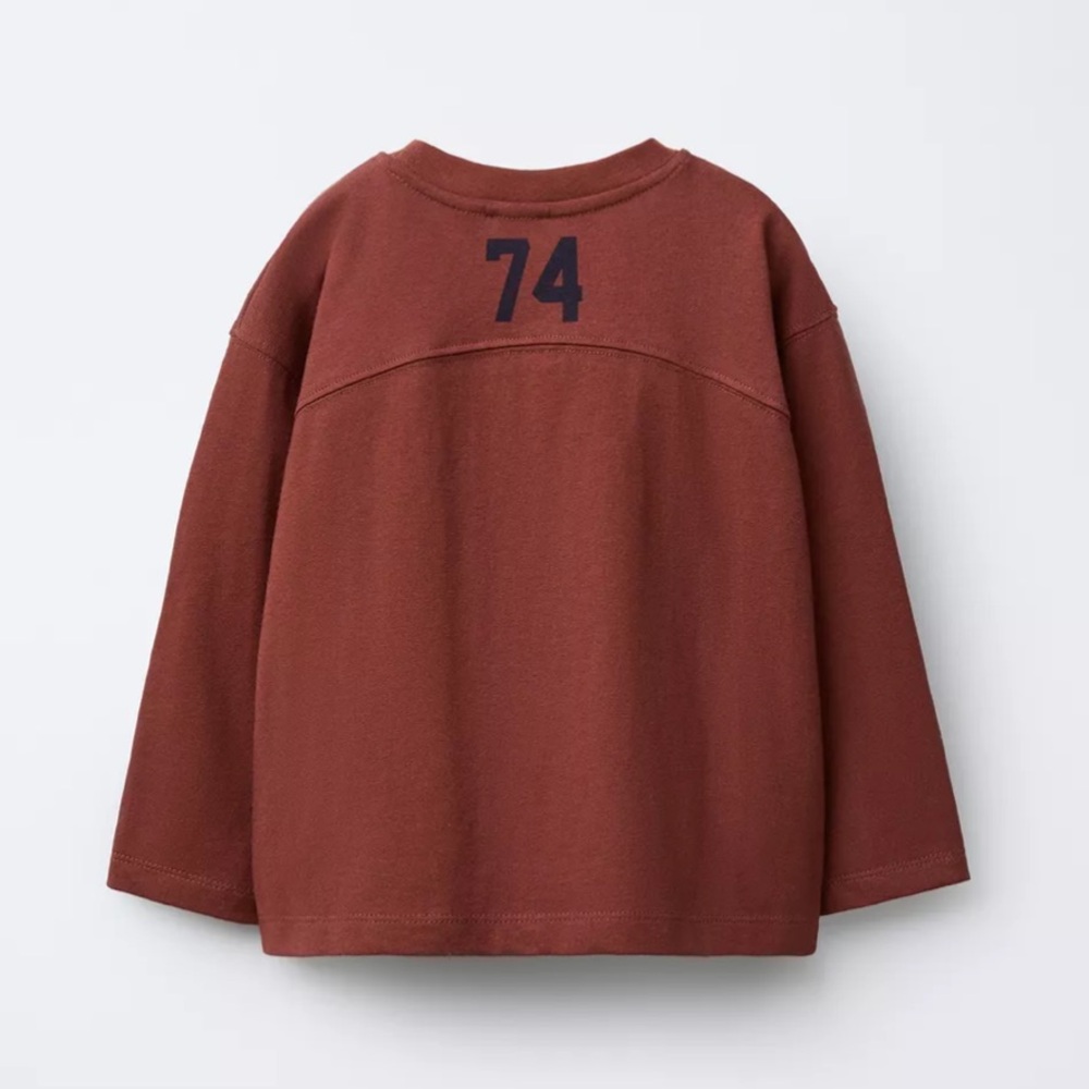 ZARA PRINTED T-SHIRT WITH DOG AND NUMBER - Picture 4 of 11